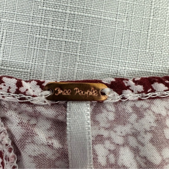 Free People Size XS Dancing In The Dark Burgundy Dress - Picture 11 of 13